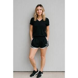 Adidas Short, Black, Slim Fit, Size Medium